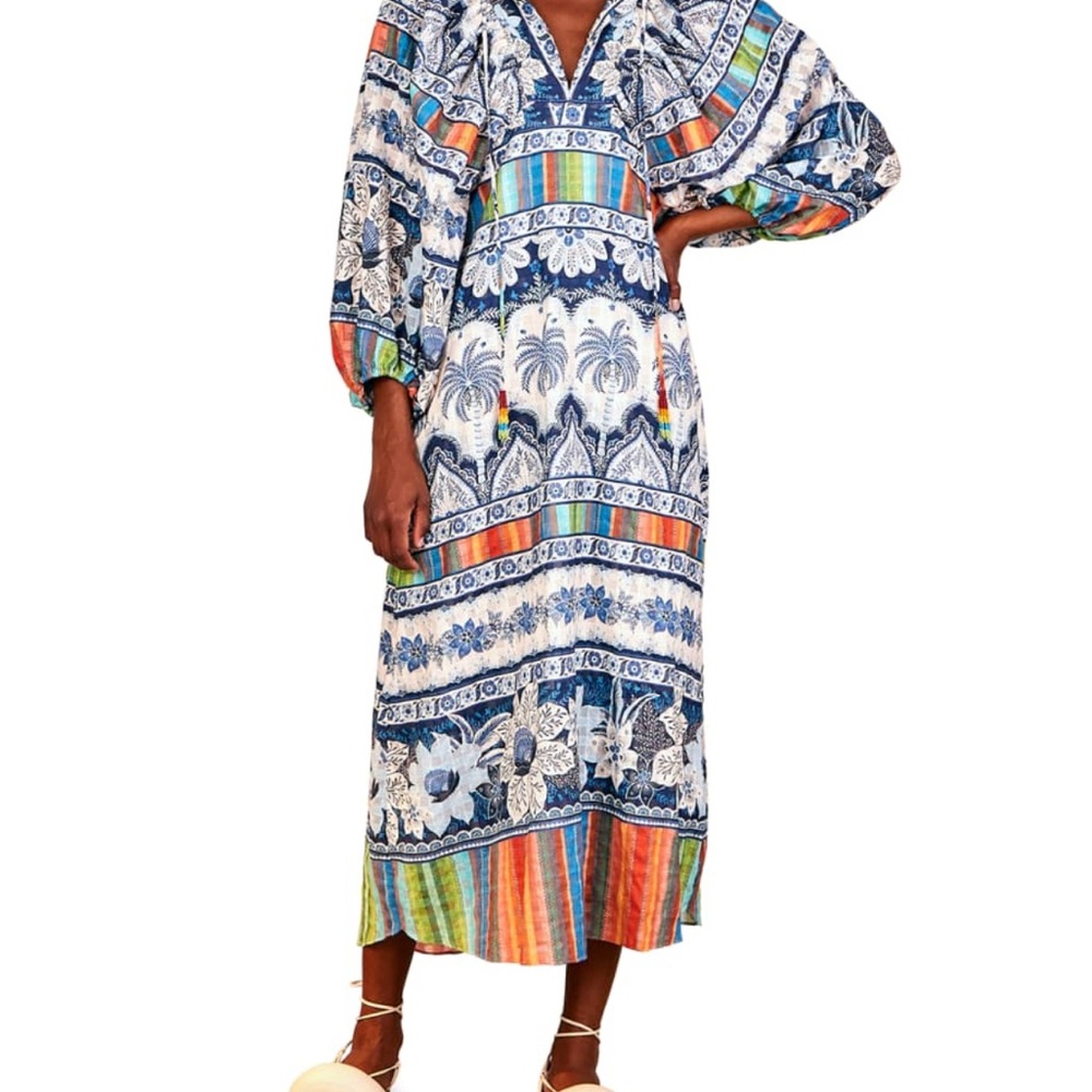 Farm Rio Multicolor Floral Dress NWT medium